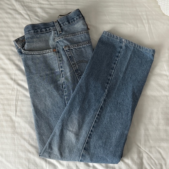 Levi's - Light Blue Regular Fit 505 Jeans - Picture 3 of 13